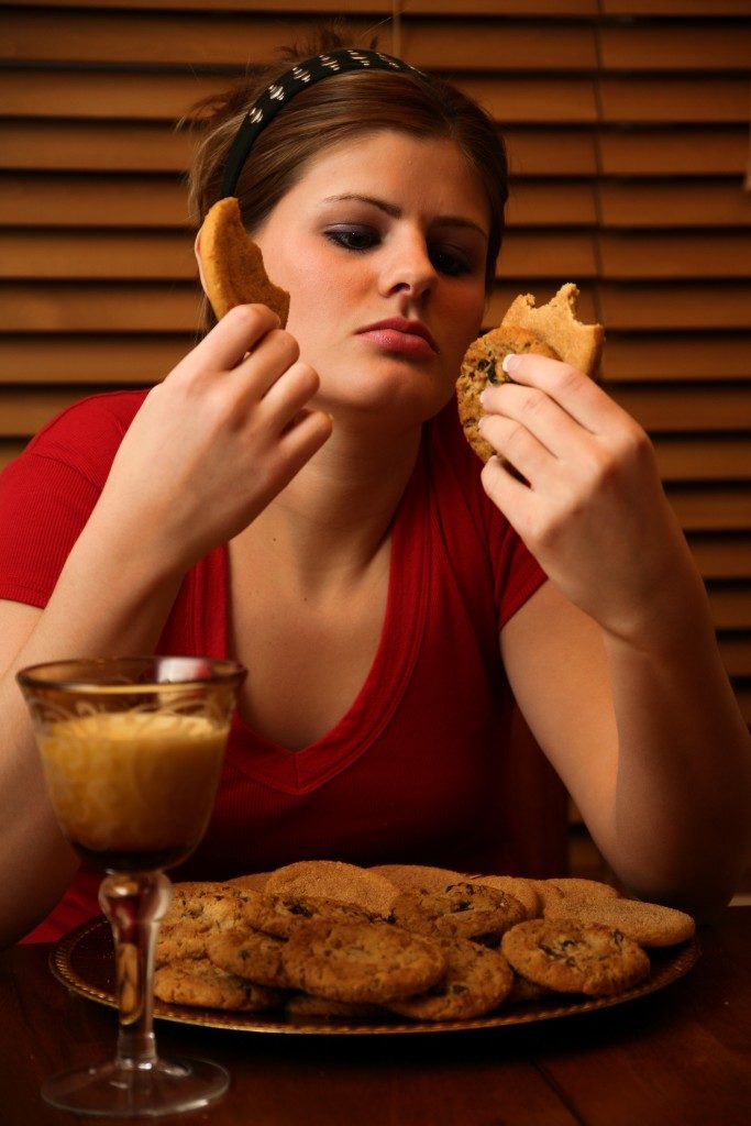 over eating