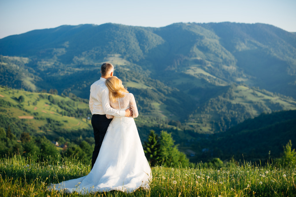 newly married couple