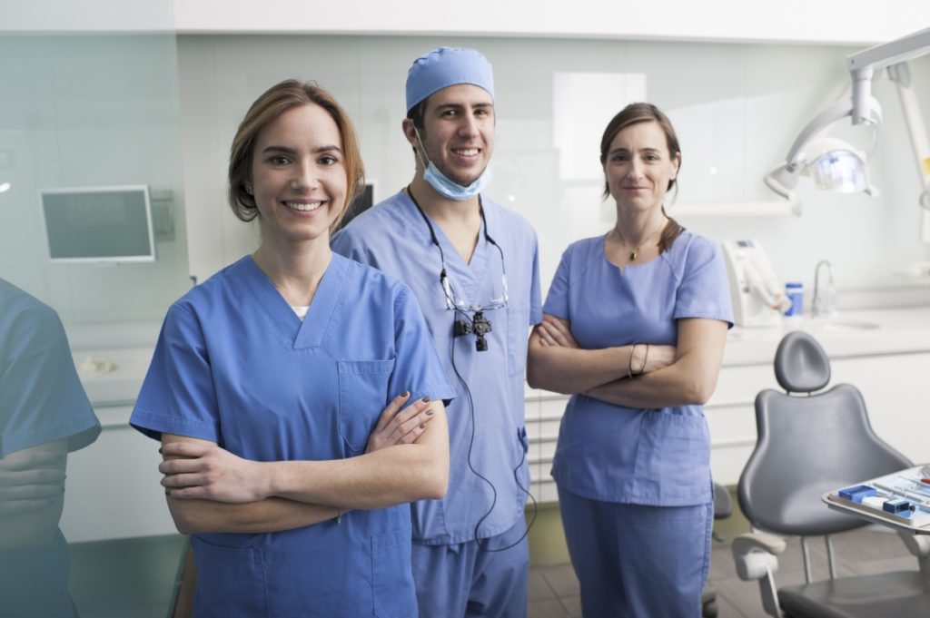 three dentists
