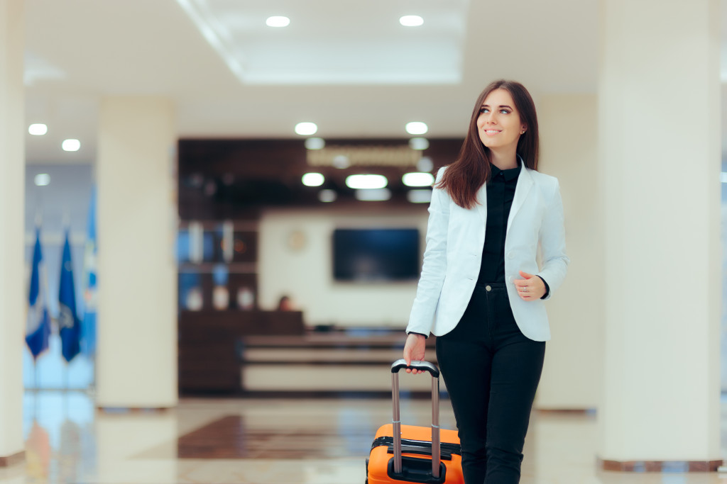 person at the airport