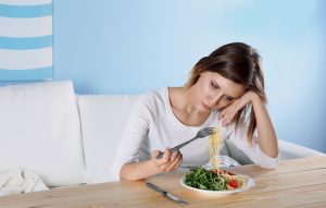 woman with no appetite